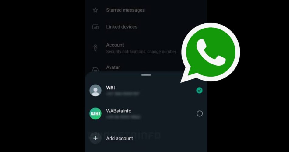 قابلیت چند اکانت روی واتساپ