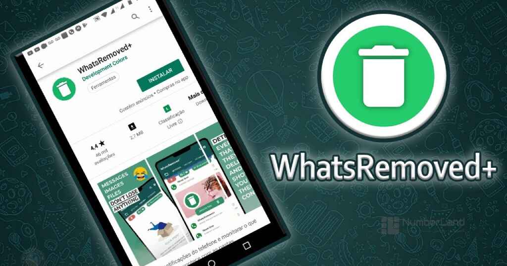 دیدن پیام های حذف شده واتساپ با برنامه + WhatsRemoved