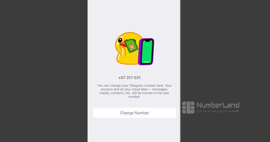 مرحله 3 تغییر شماره تلگرام در ایفون