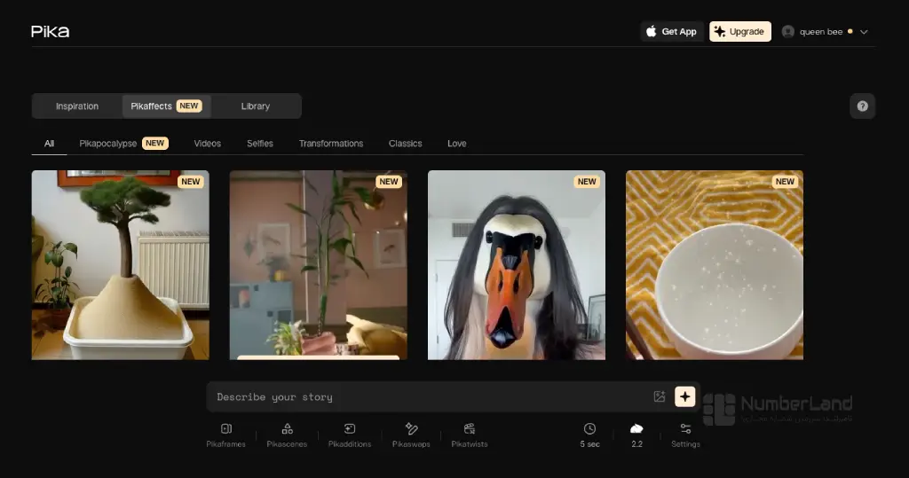 استفاده از هوش مصنوعی Pika labs
