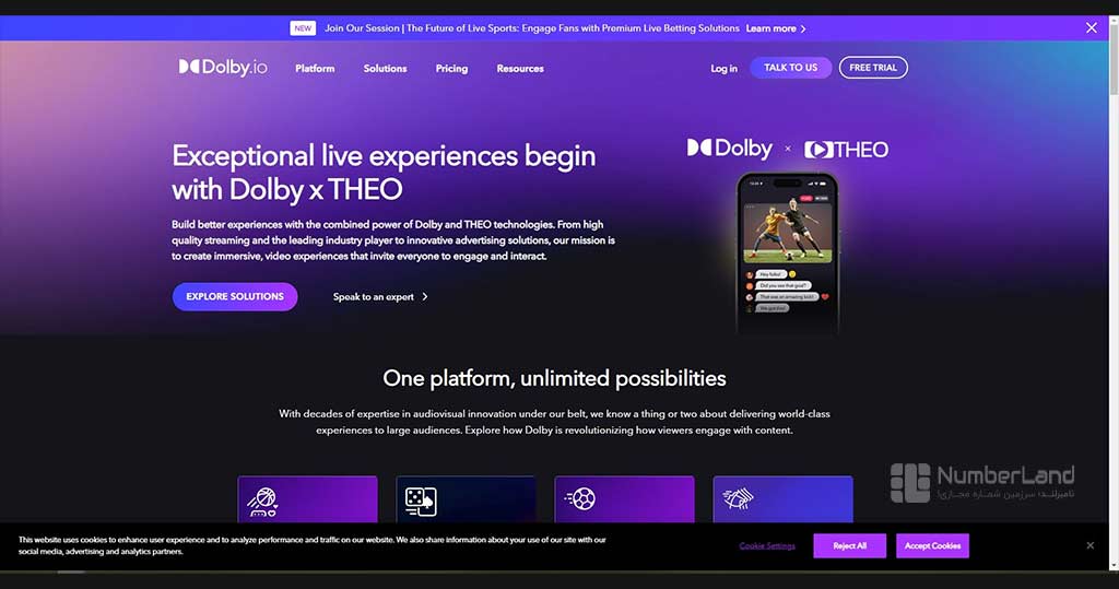 هوش مصنوعی dolby.io
