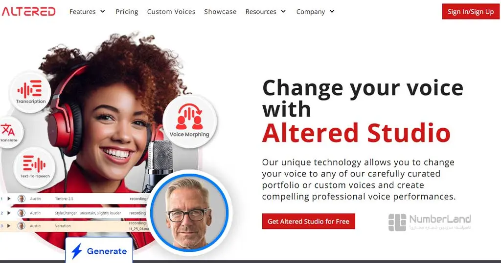 Altered Studio Speech to Speech Morphing