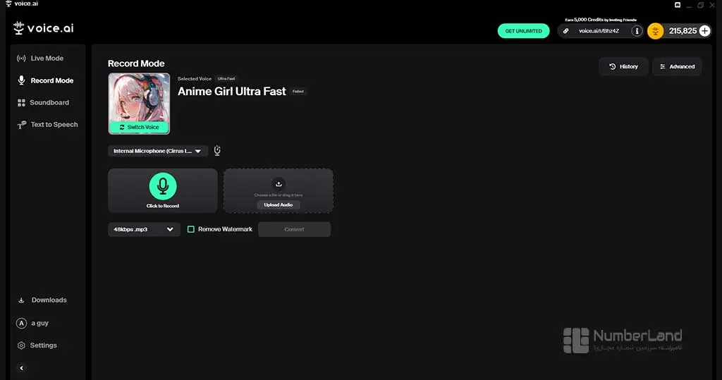 Voice AI Record Mode