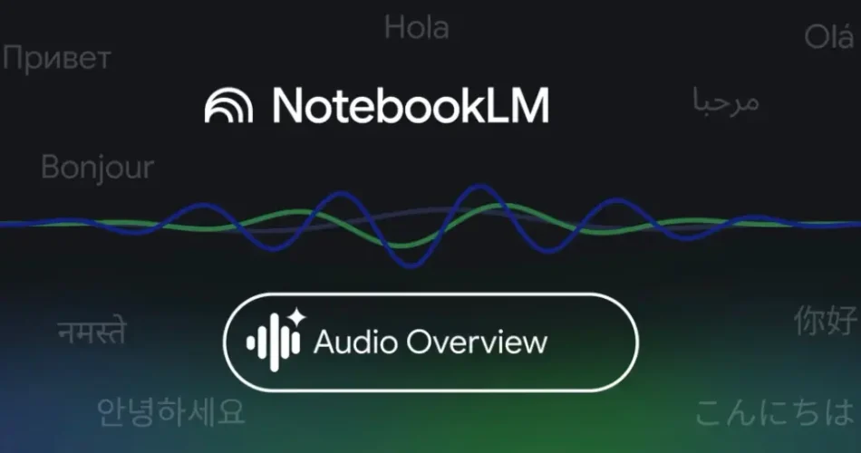 قابلیت تعامل با هوش مصنوعی notebookLM فعال شد
