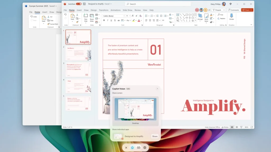 ویژگی Desktop Share در مایکروسافت کوپایلت