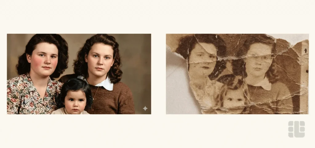 پرامپت بازسازی عکس قدیمی