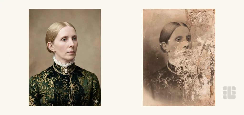 پرامپت بازسازی عکس قدیمی با نانوبنانا