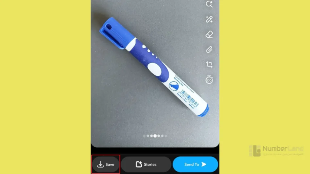 ذخیره عکس در اسنپ چت 5