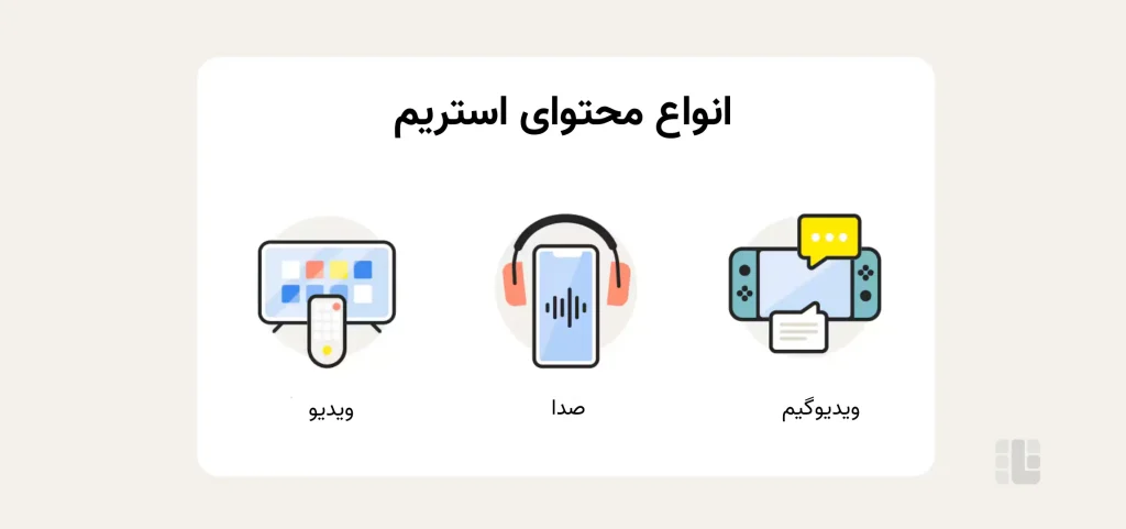 انواع محتوای استریم