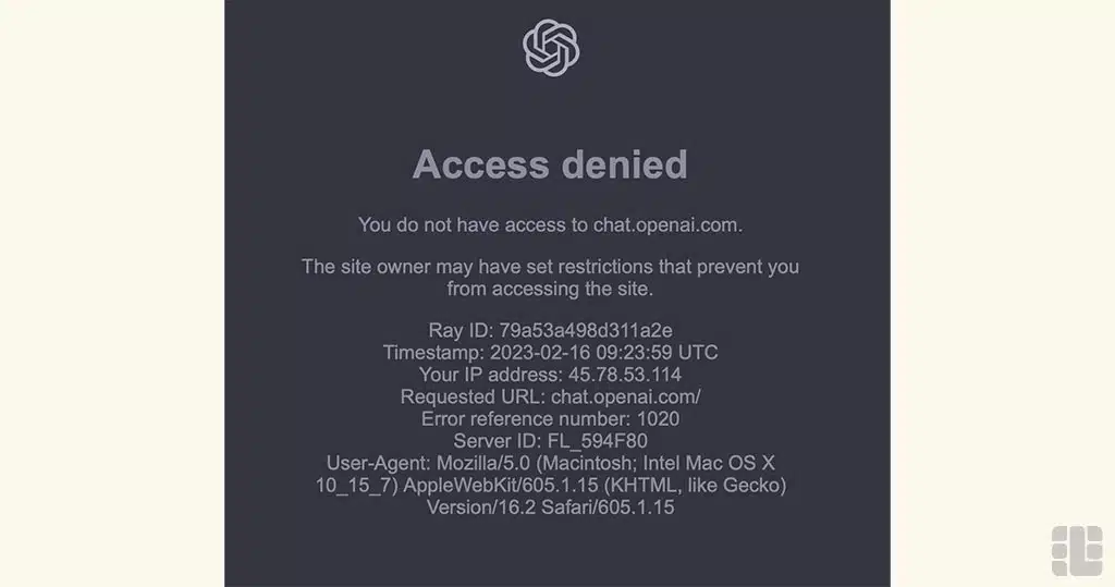 Access Denied