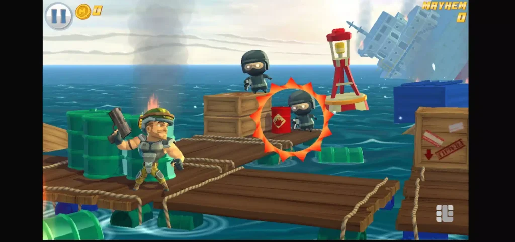 بهترین بازی آفلاین Major Mayhem 2