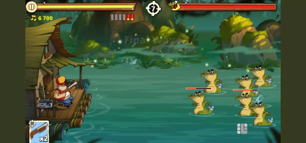 بازی آفلاین اندروید و iOS Swamp attack