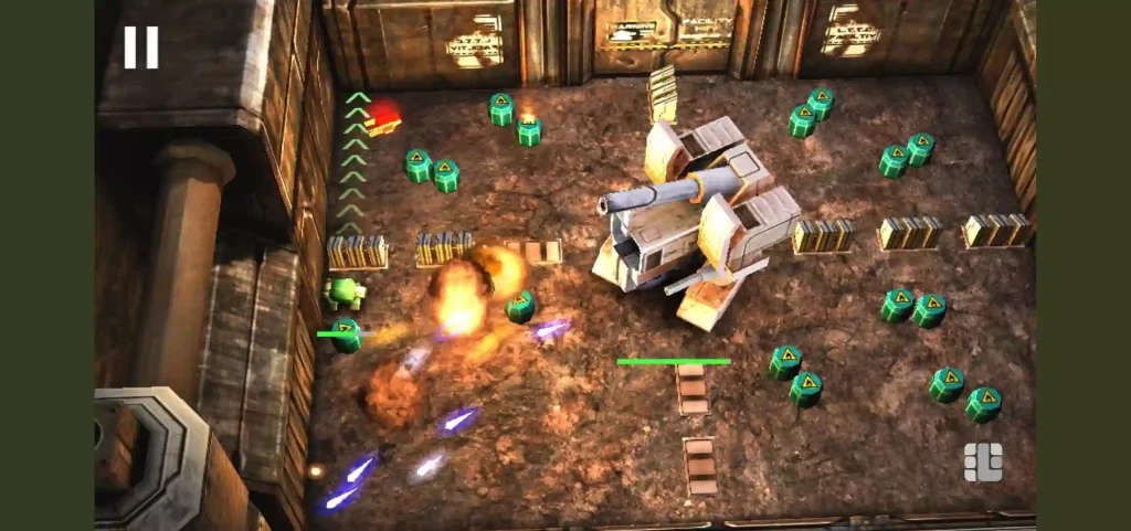 بازی بدون اینترنت Tank Hero: Laser Wars