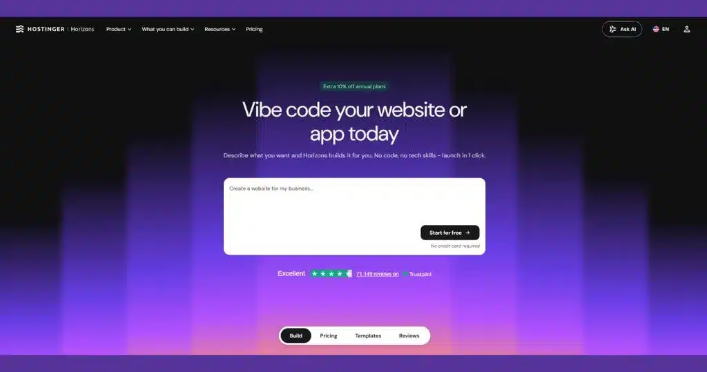 Hostinger AI Website Builder؛ سایتساز هوشمند همراه با هاست و ابزارهای سئو