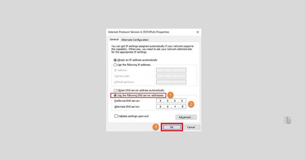 تغییر dns چهار