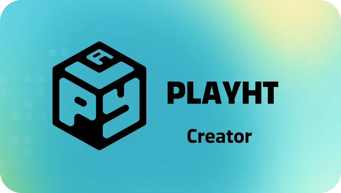 PlayHT Creator