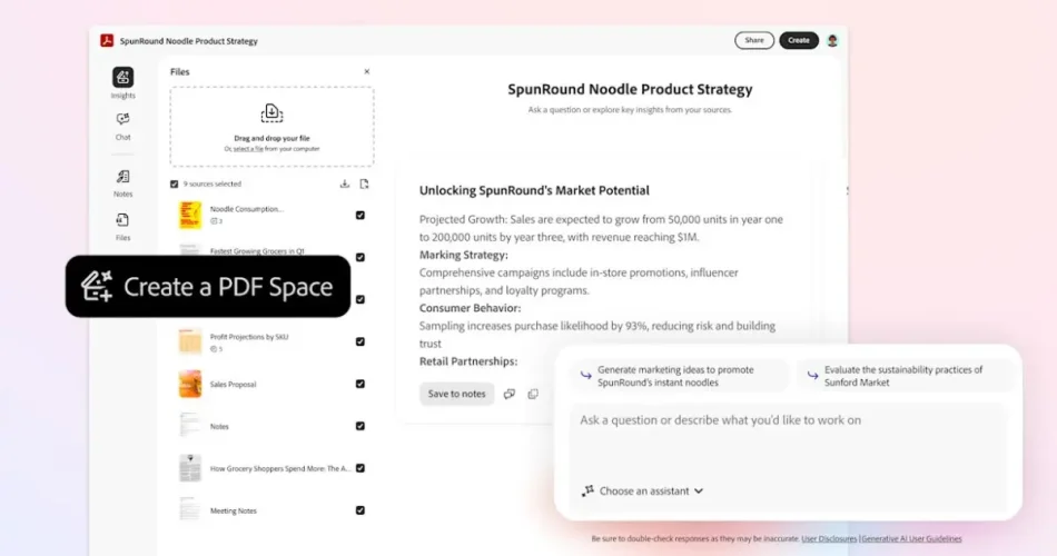 تعامل با اسناد در Acrobat Studio