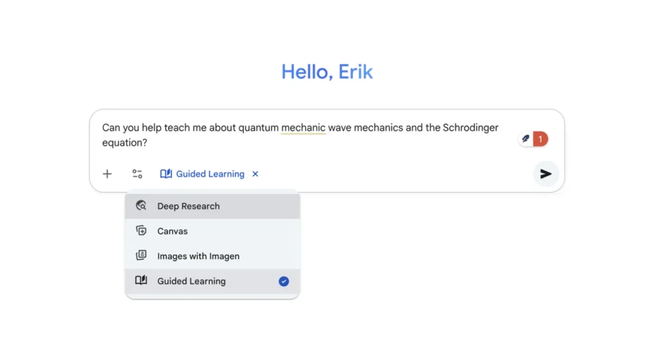 قابلیت Guided Learning در Gemini