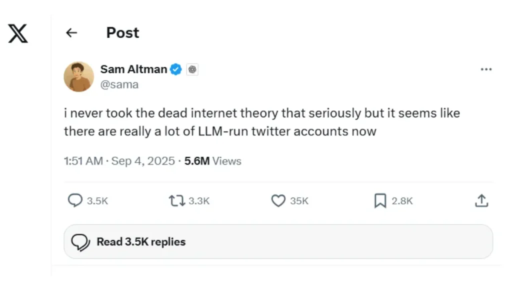 نظریه اینترنت مرده