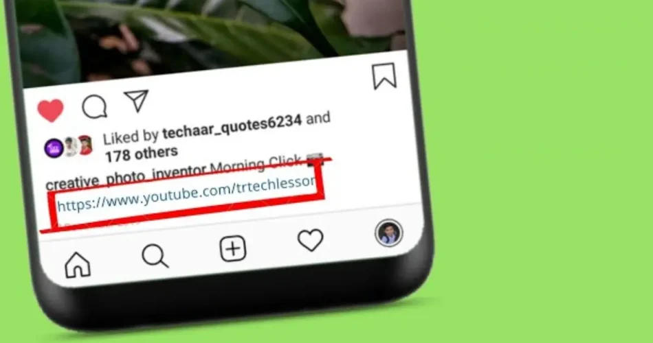 اضافه کردن لینک به پست‌های اینستاگرام