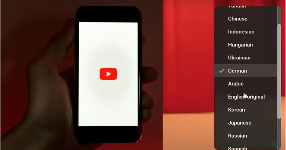 دوبله‌ی چند زبانه یوتیوب