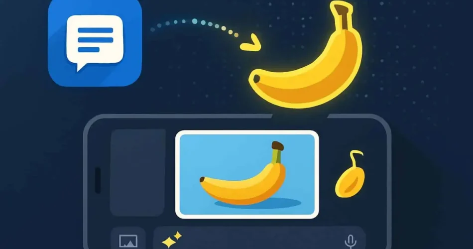 Nano Banana در Google Messages