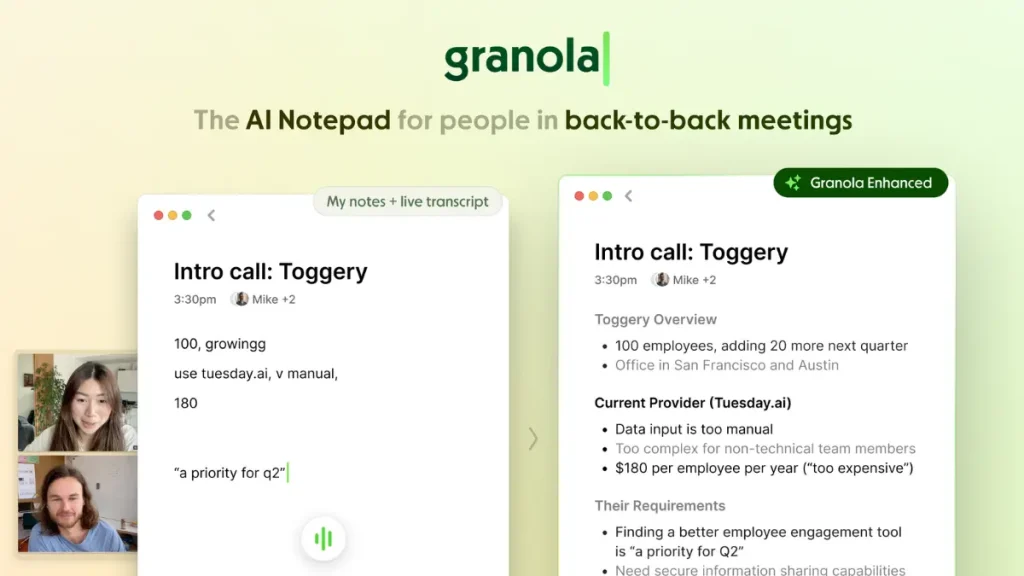 پرامپت‌های Granola