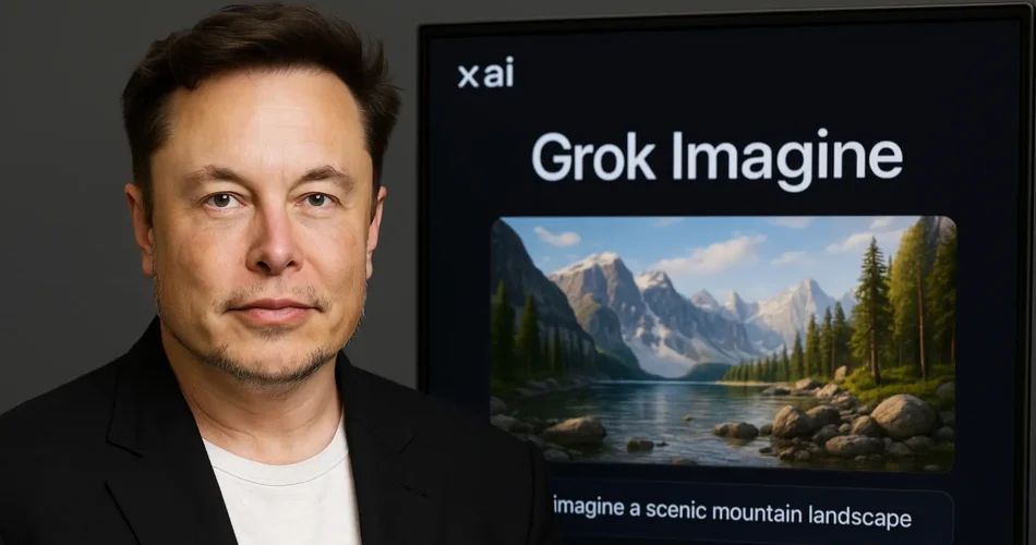 هوش مصنوعی Grok Imagine 0.9