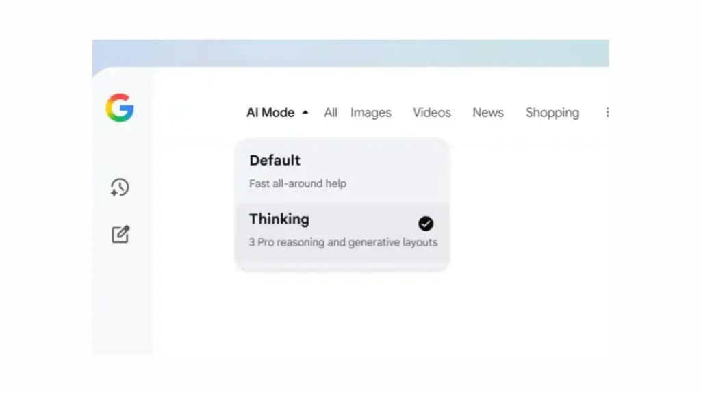 جالت Thinking در جمینای 3 پرو