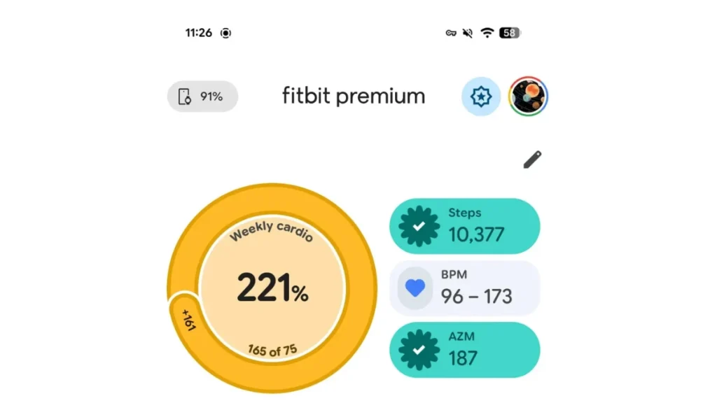 بازطراحی اپلیکیشن فیت بیت 