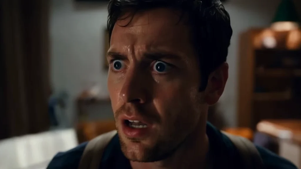 تصویر یک مرد متعجب با هوش مصنوعی Runway